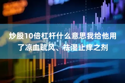 炒股10倍杠杆什么意思我给他用了凉血疏风、祛湿止痒之剂